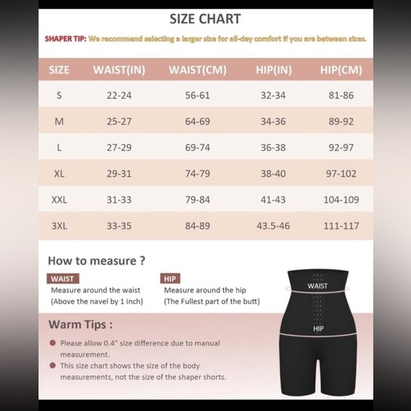 FeelinGirl Shapewear Women Tummy Control High Waist Body Shaper NWT size L - Picture 3 of 11